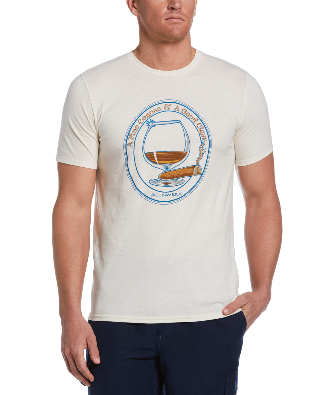 Cognac Print Tee (Natural) 