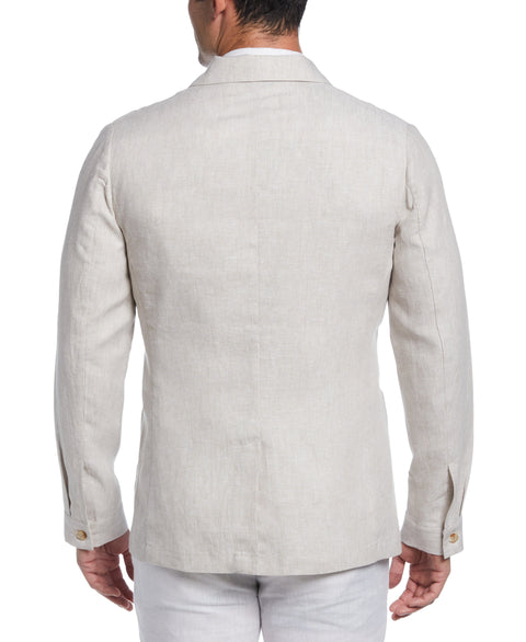 Delave Linen Guayabera Jacket (Natural Linen) 