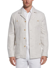 Delave Linen Guayabera Jacket (Natural Linen) 