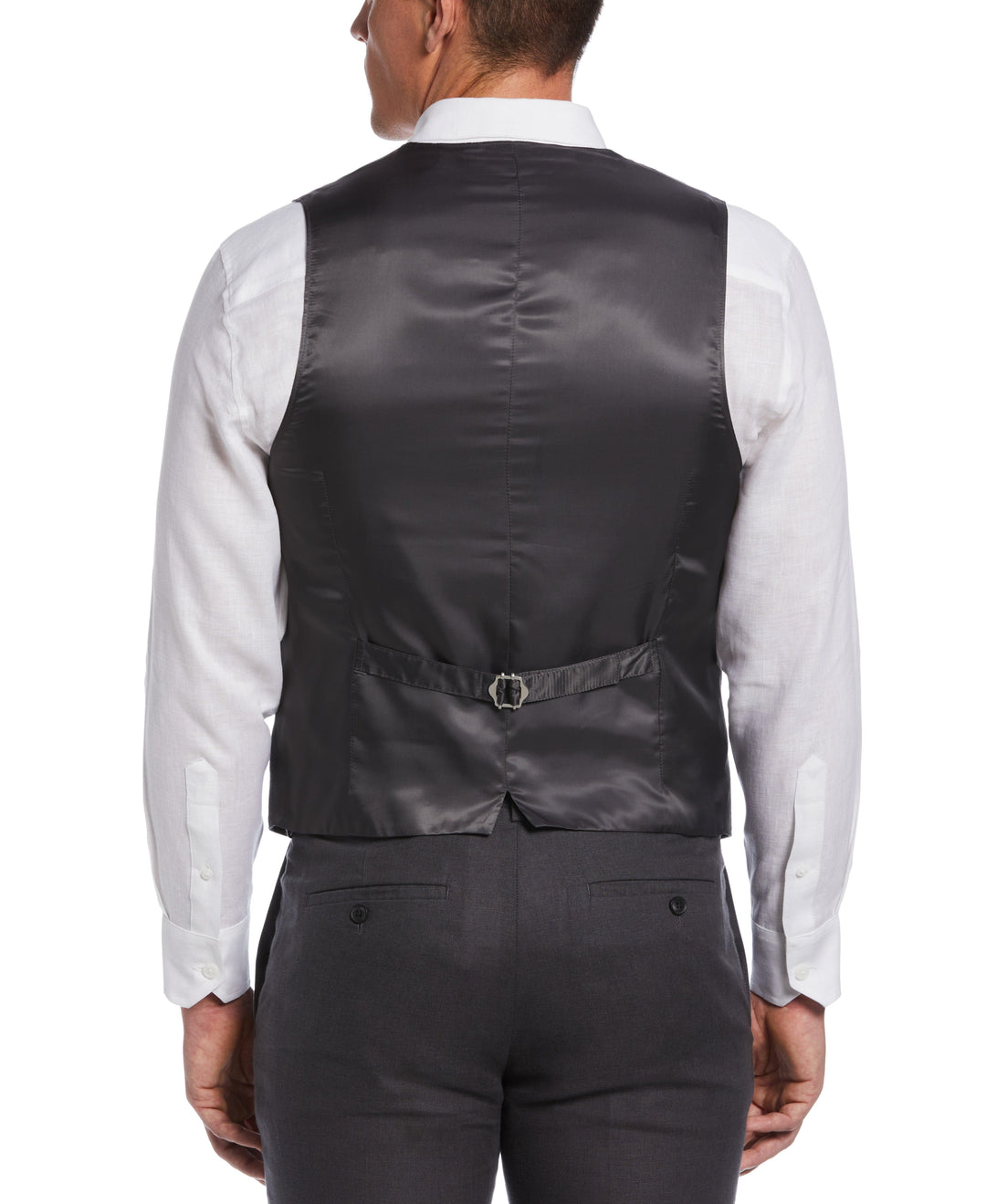 Delave Linen Vest (Blackened Pearl) 