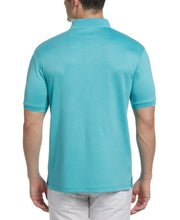 Diamond Jacquard Polo (Aqua Sky) 