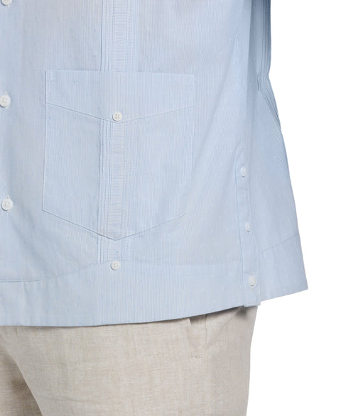 Dobby Stripe Guayabera Shirt-Guayaberas-Cubavera