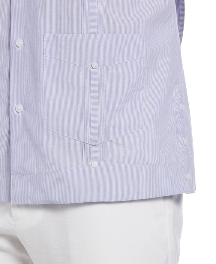 Dobby Stripe Guayabera Shirt-Guayaberas-Cubavera