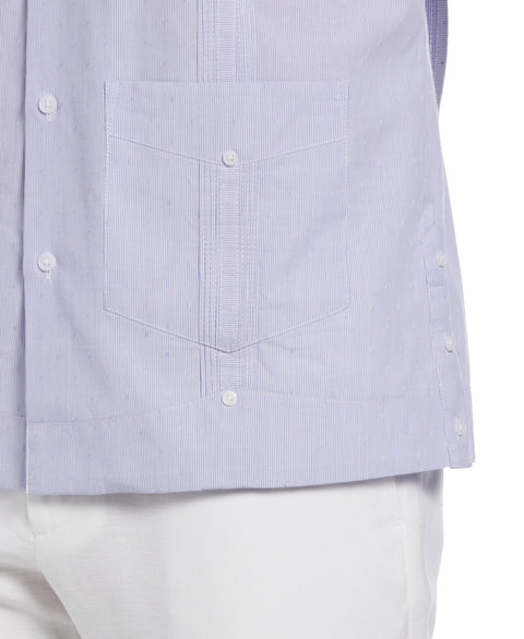 Dobby Stripe Guayabera Shirt-Guayaberas-Cubavera