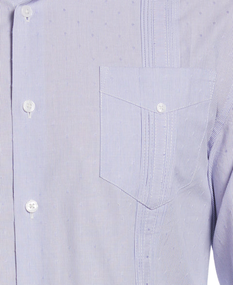 Dobby Stripe Guayabera Shirt-Guayaberas-Cubavera