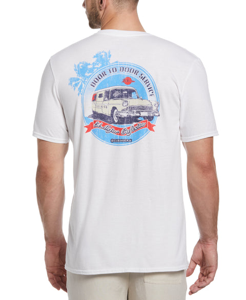 Door to Door Coffee Tee (White) 