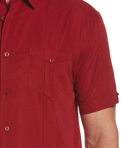 Two-Pocket Double Pintuck Shirt-Casual Shirts-Cubavera