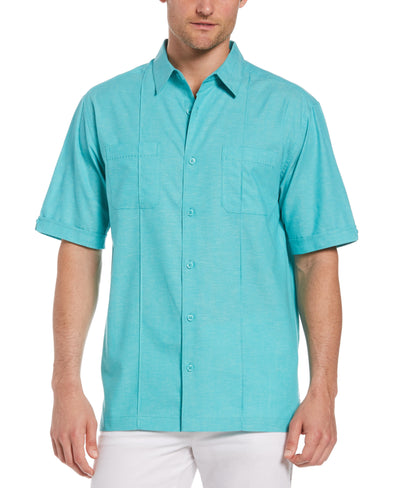 Two-Pocket Pintuck Shirt-Casual Shirts-Ceramic-XXL-Cubavera