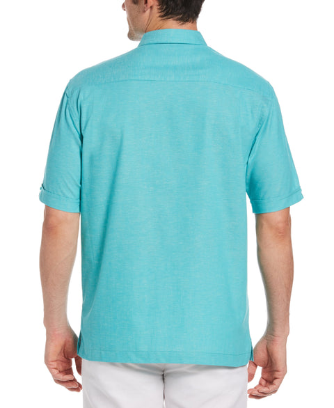 Two-Pocket Pintuck Shirt-Casual Shirts-Cubavera