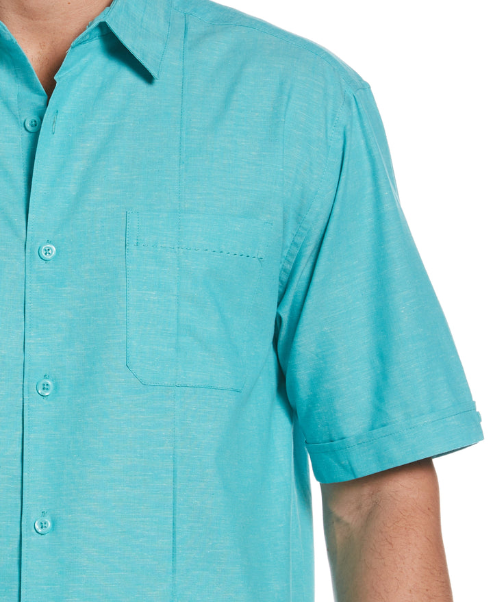 Two-Pocket Pintuck Shirt-Casual Shirts-Cubavera