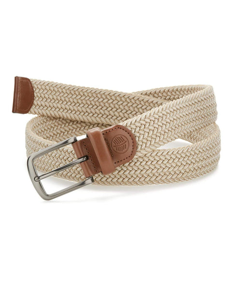 Elastic Web Belt Khaki / L