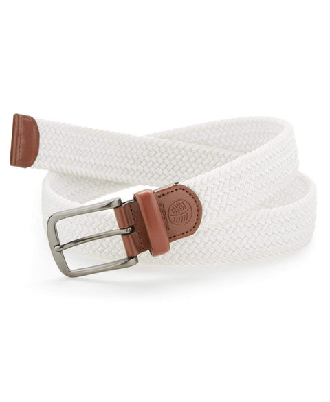 Elastic Web Belt Wht / S