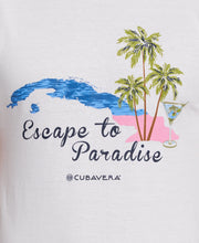 Escape to Paradise Print Tee (White) 