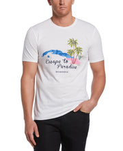 Escape to Paradise Print Tee (White) 