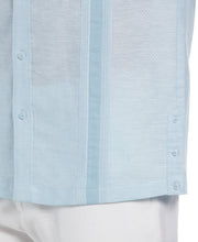 Linen Blend Textured Two-Pocket Guayabera Shirt-Guayaberas-Cubavera