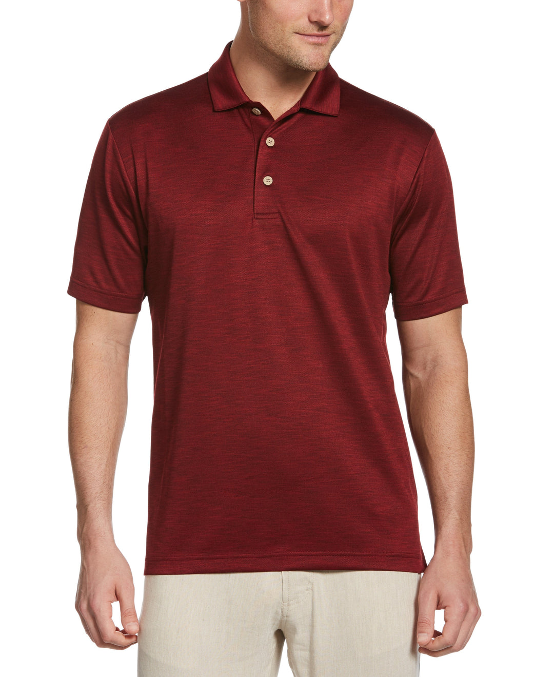 Heather Twill Polo Cubavera