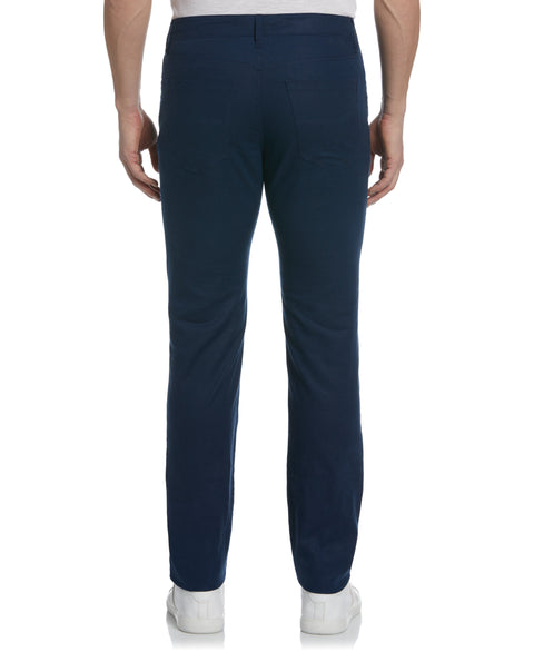 Linen-Blend 5-Pocket Pants (Dress Blues) 