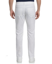 Linen-Blend 5-Pocket Pants (Brilliant White) 