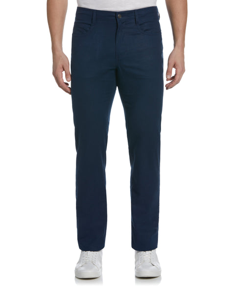 Linen-Blend 5-Pocket Pants (Dress Blues) 