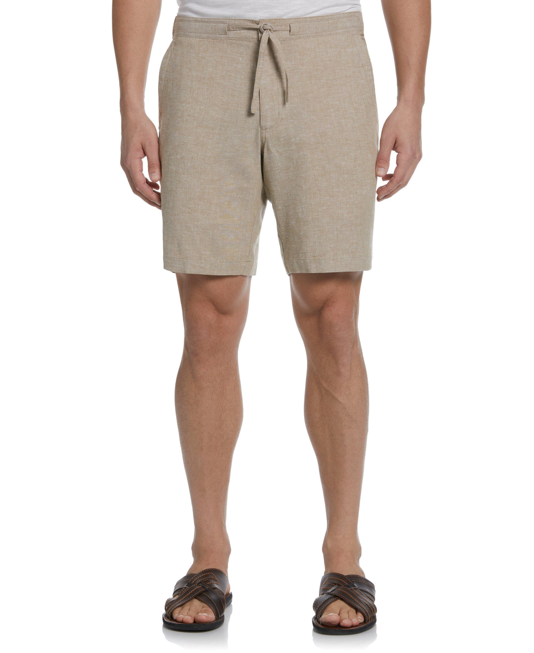 9" Linen Blend Cross Dye Short (Elmwood) 