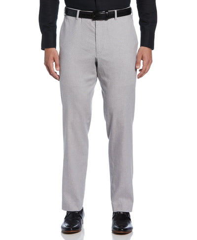 Linen Blend Flat Front Pant (Sleet) 