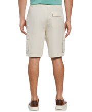 Linen Blend Pull-On Cargo Short-Shorts-Cubavera