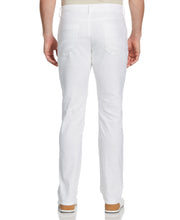 Linen-Blend Stretch 5-Pocket Pant-Pants-Cubavera