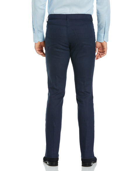 Linen-Blend Stretch 5-Pocket Pant (Dress Blues) 