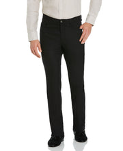 Linen-Blend Stretch 5-Pocket Pant (Jet Black) 