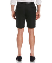 Linen-Blend Flat Front Shorts-Shorts-Cubavera
