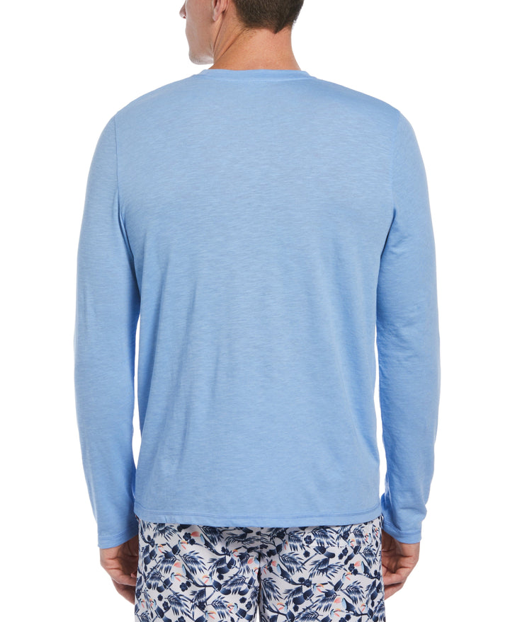 Solid Slub Crew Neck Tee--Cubavera