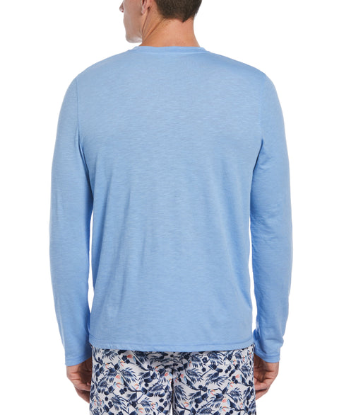 Solid Slub Crew Neck Tee--Cubavera