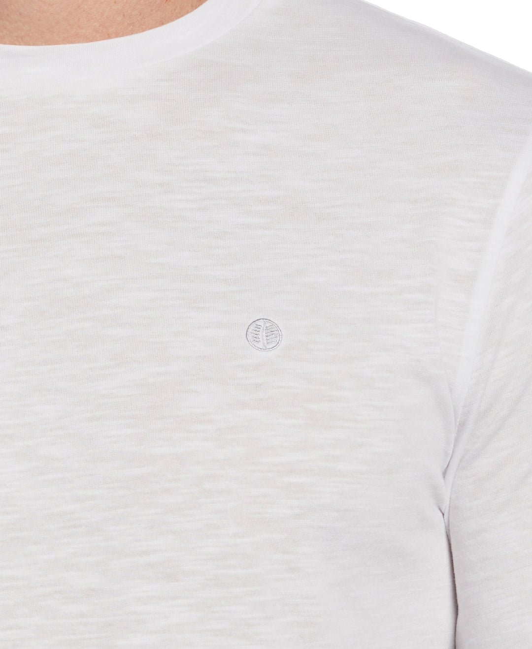 Long Sleeve Slub Crew Neck Tee--Cubavera