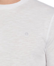 Long Sleeve Slub Crew Neck Tee--Cubavera
