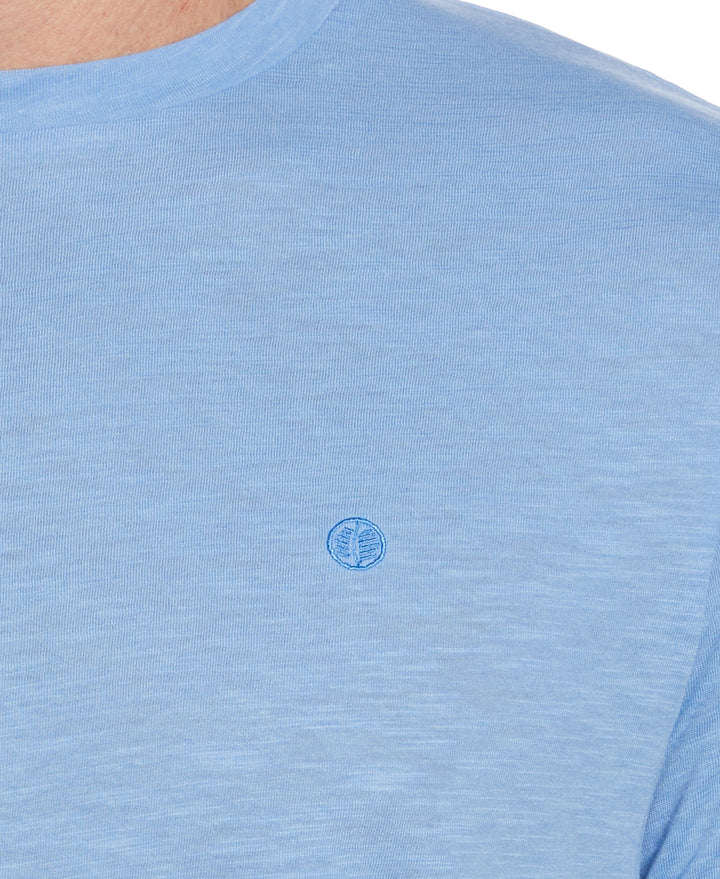 Solid Slub Crew Neck Tee--Cubavera
