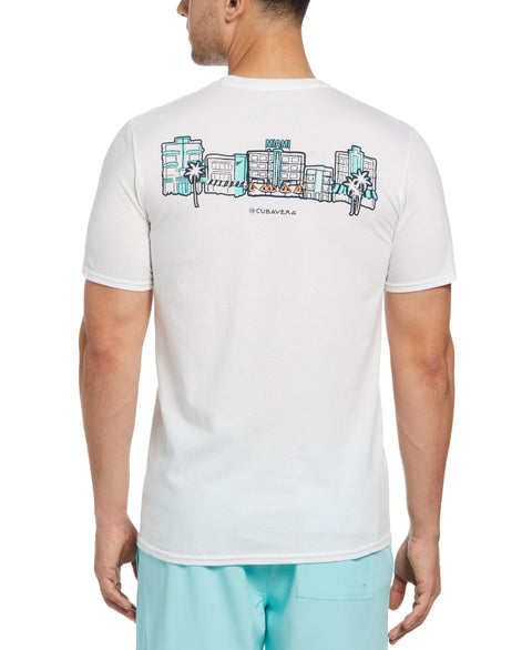 Miami Beach Front Tee--Cubavera