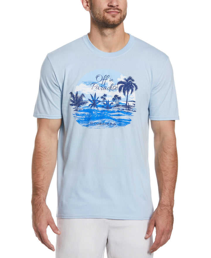 Off in Paradise Tee (Light Blue) 