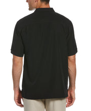 Ombre Embroidered Stripe Shirt (Jet Black) 