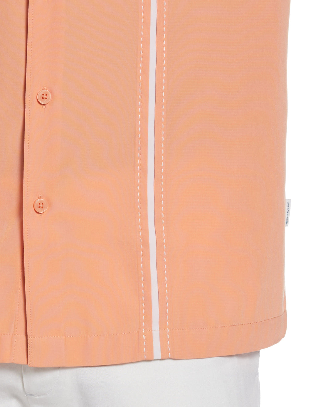 Short Sleeve Insert Panels With Pickstitch Shirt-Casual Shirts-Cubavera