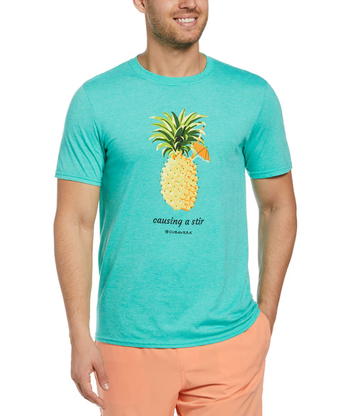 Pineapple Tee-Aruba Blue-XXL-Cubavera
