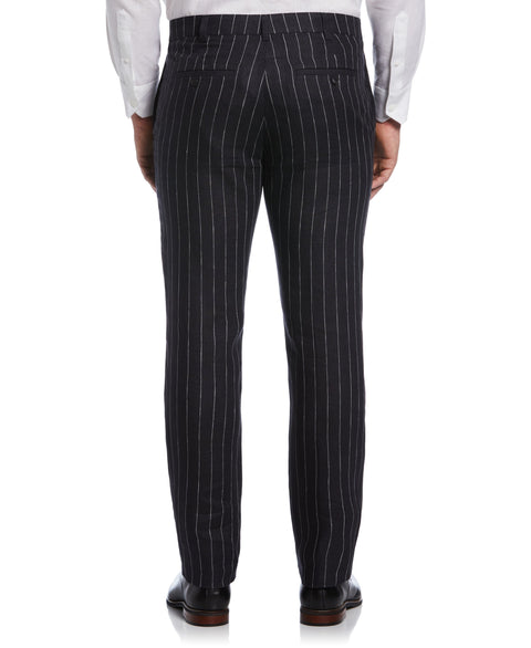 Pinstripe Linen Pant (Blackened Pearl) 