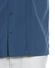 Pintuck Geo Embroidery Shirt (Dark Denim) 