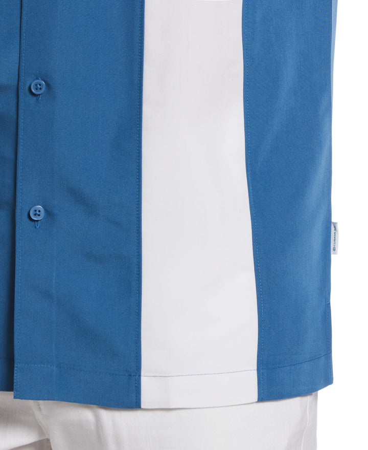 Retro Panel Shirt (Dark Blue) 