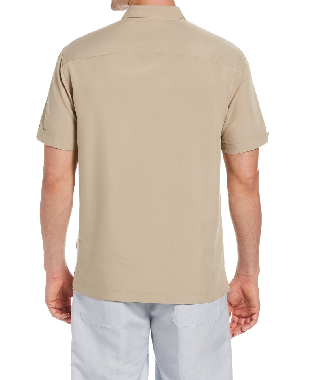 Retro Color Block Panel Shirt (Chinchilla) 