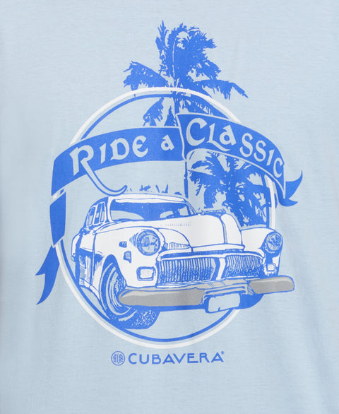 Ride a Classic Tee (Light Blue) 