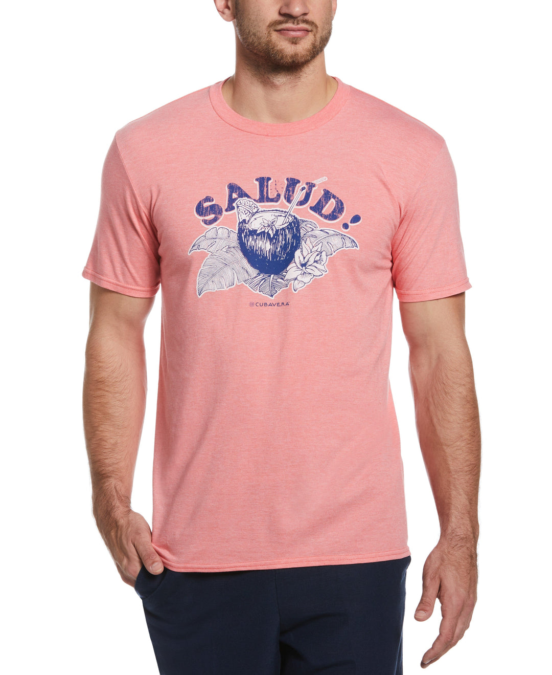 Salud Tee (Heather Coral Silk) 