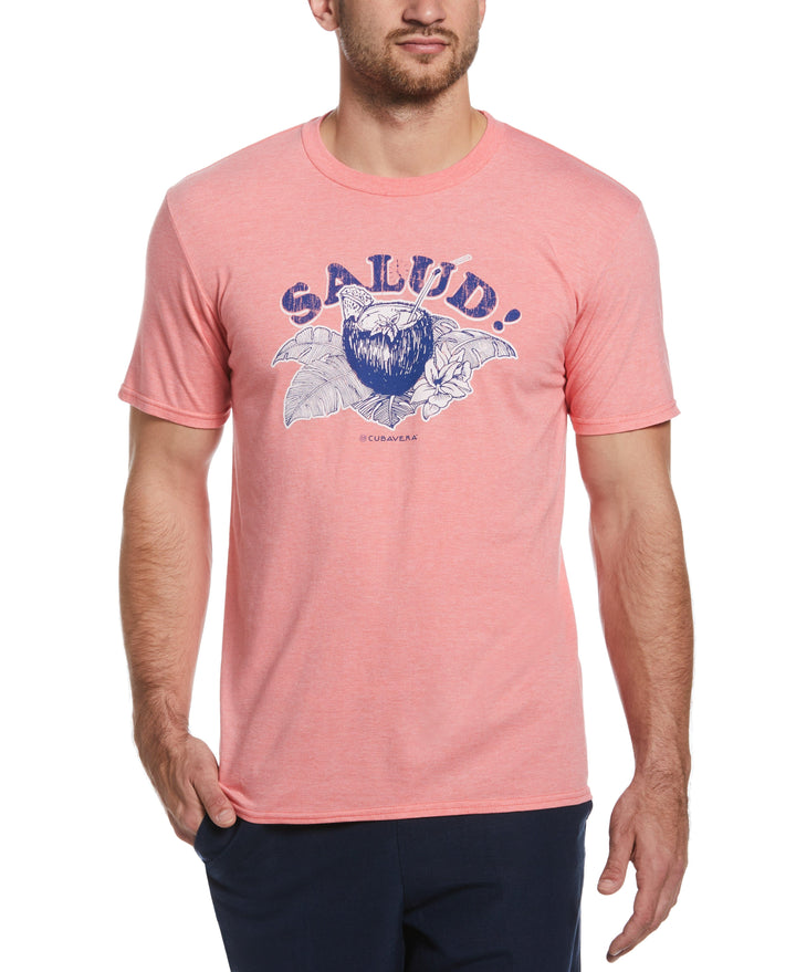 Salud Tee (Heather Coral Silk) 