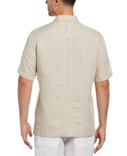 Short Sleeve Embroidered Guayabera (Natural Linen) 
