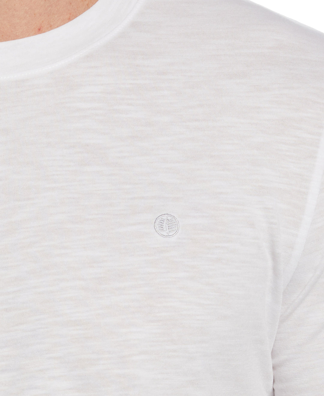 Solid Slub Crew Neck Tee--Cubavera