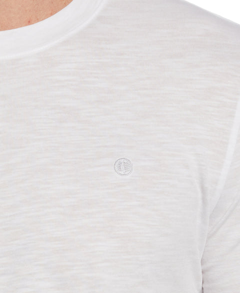 Solid Slub Crew Neck Tee--Cubavera
